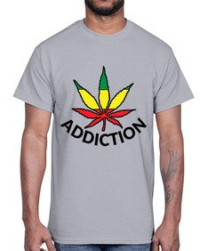 jamacian cannabis 685#- marijuana- Cotton Tee