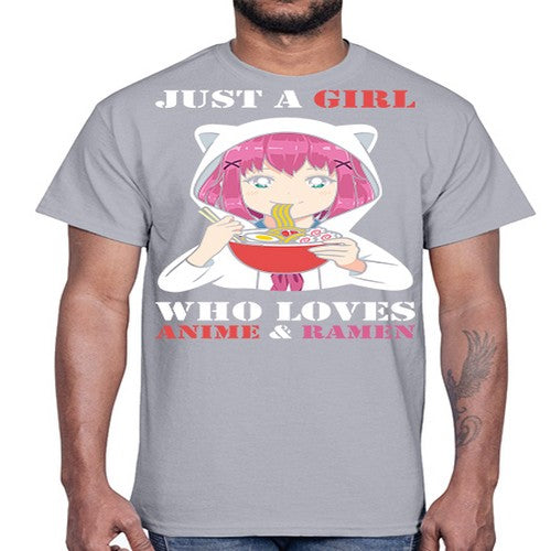 just a girl who loves anime and ramen258#- anime- Cotton Tee