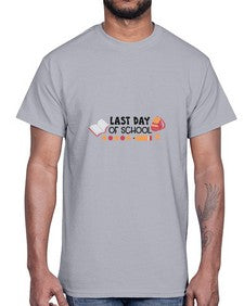 last day of school 452#- general school- Cotton Tee