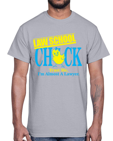law school chick copy 1037#- lawyer- Cotton Tee