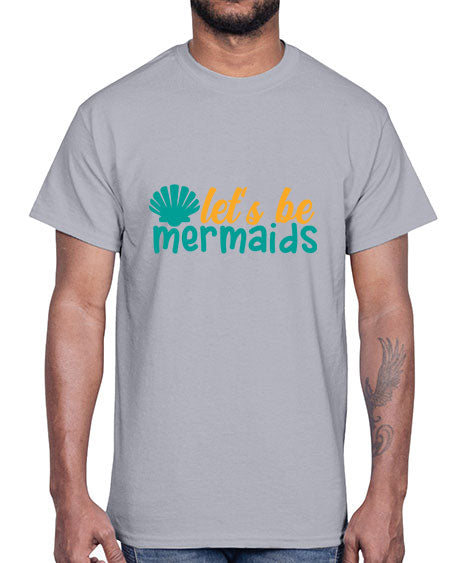 lets be mermaids Style 93#- summer- Cotton Tee