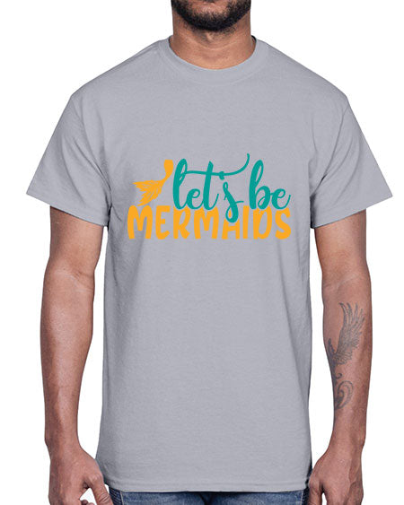 lets be mermaids Style 94#- summer- Cotton Tee