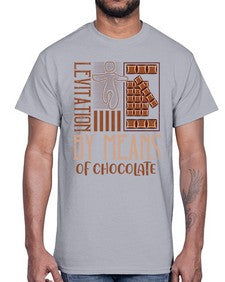 levitation by means of chocolate 307#- chocolate- Cotton Tee