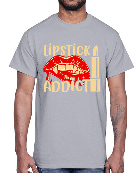 lipstick addict Style 197#-makeup Cotton Tee
