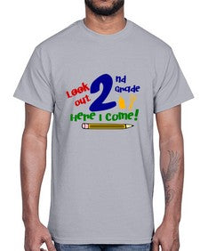 look out second grade 509#- second grade- Cotton Tee