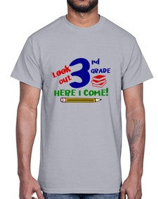 look out third grade 510#- third grade- Cotton Tee