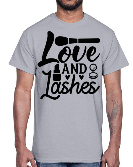 love and lashes 13#-makeup Cotton Tee