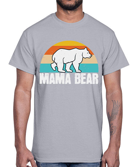 mama bear 177#- bears - animals- Cotton Tee