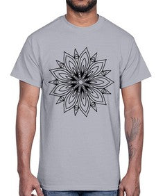 mandala 766#- mandala- Cotton Tee