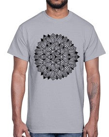 mandala 799#- mandala- Cotton Tee