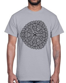 mandala 802#- mandala- Cotton Tee
