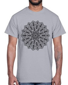 mandala 819#- mandala- Cotton Tee