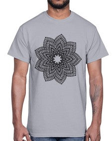 mandala 820#- mandala- Cotton Tee