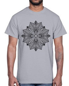 mandala 823#- mandala- Cotton Tee