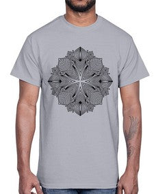 mandala 842#- mandala- Cotton Tee