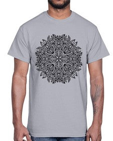 mandala 877#- mandala- Cotton Tee