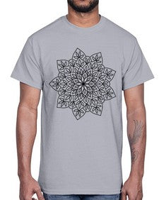 mandala 882#- mandala- Cotton Tee