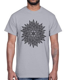 mandala 888#- mandala- Cotton Tee