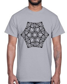 mandala 898#- mandala- Cotton Tee