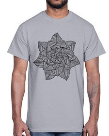 mandala 904#- mandala- Cotton Tee
