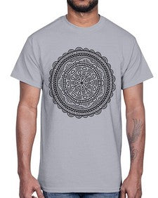 mandala 905#- mandala- Cotton Tee