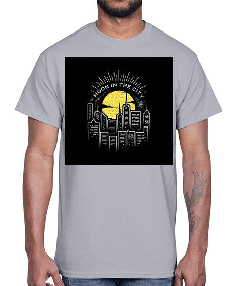 mooninthecity 2#- moon- Cotton Tee
