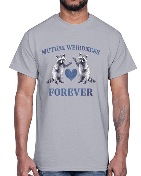 mutual weirdness forever 29#- raccoon- Cotton Tee