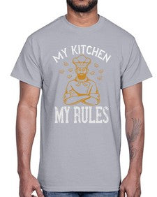 my kitchen my rules 353#- cooking- Cotton Tee