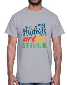 my students are egg strA special Style 295#- teacher- Cotton Tee