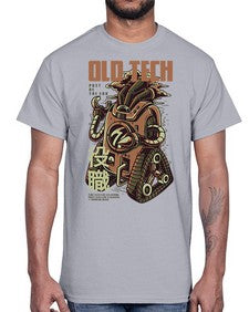 old tech 966#- art pop art- Cotton Tee