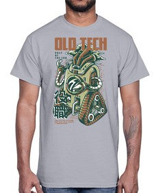 old tech 967#- art pop art- Cotton Tee