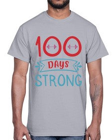one hundred days strong 584#- one hundred days- Cotton Tee