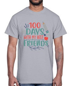 one hundred days with my best friends 587#- one hundred days- Cotton Tee