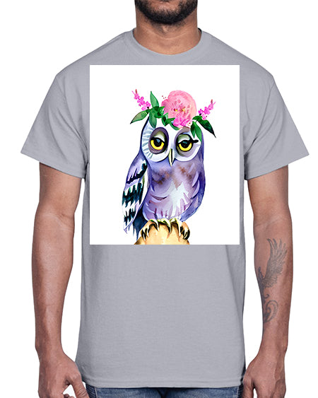 owl 15#- owl- Cotton Tee