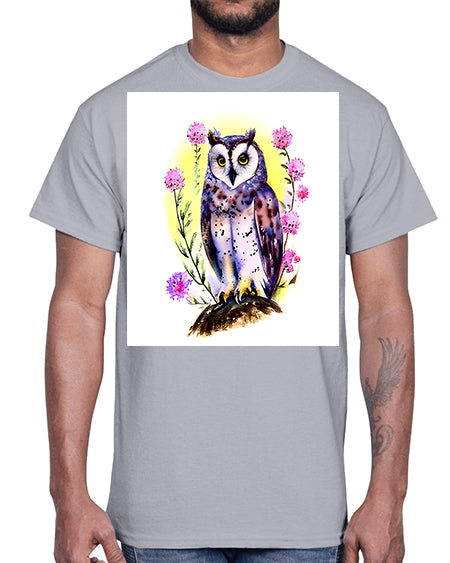 owl 18#- owl- Cotton Tee