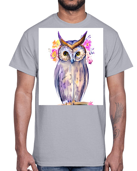 owl 22#- owl- Cotton Tee