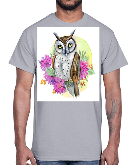 owl 24#- owl- Cotton Tee
