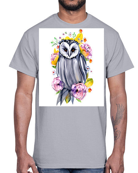 owl 27#- owl- Cotton Tee