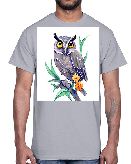 owl 28#- owl- Cotton Tee