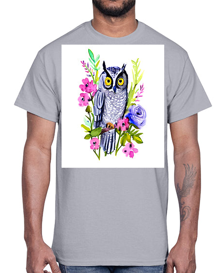 owl 29#- owl- Cotton Tee