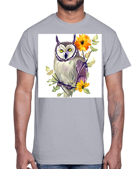 owl 4#- owl- Cotton Tee