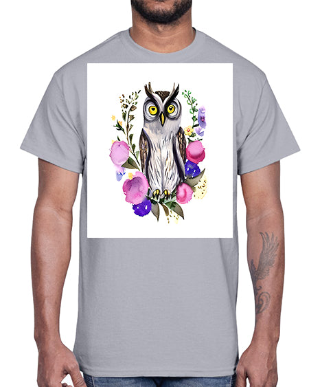owl 5#- owl- Cotton Tee