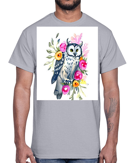 owl 8#- owl- Cotton Tee