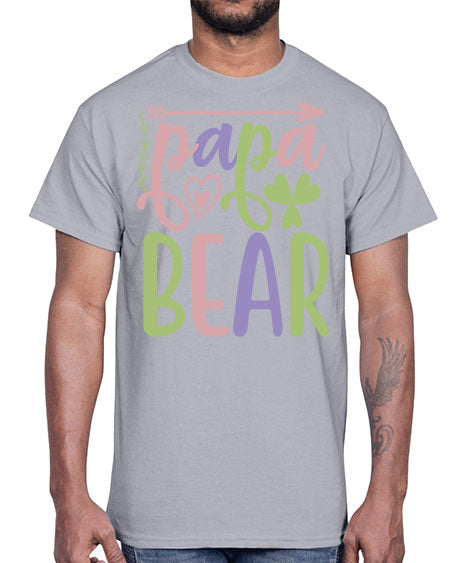 papa bear 207#- bears - animals- Cotton Tee