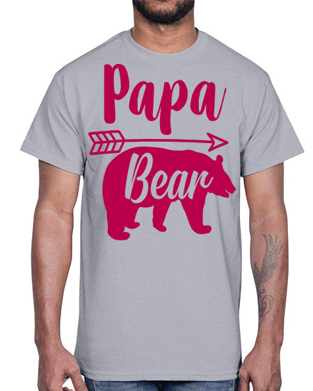 papa bear 217#- bears - animals- Cotton Tee