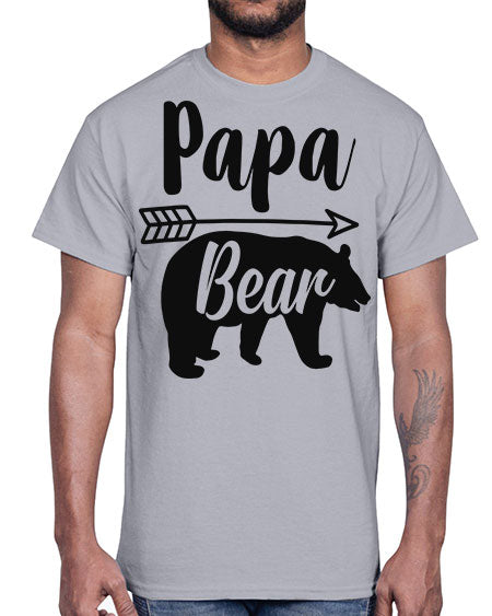 papa bear copy 221#- bears - animals- Cotton Tee