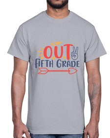 peace out fifth grade 620#- fifth grade- Cotton Tee