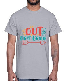 peace out first grade 623#- first grade- Cotton Tee