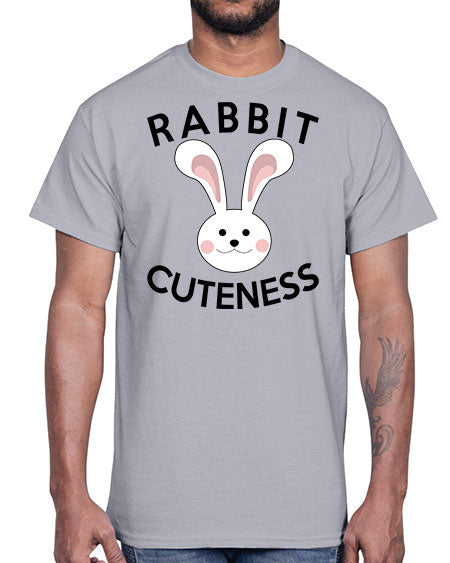 rabbit cuteness- rabbit- Cotton Tee