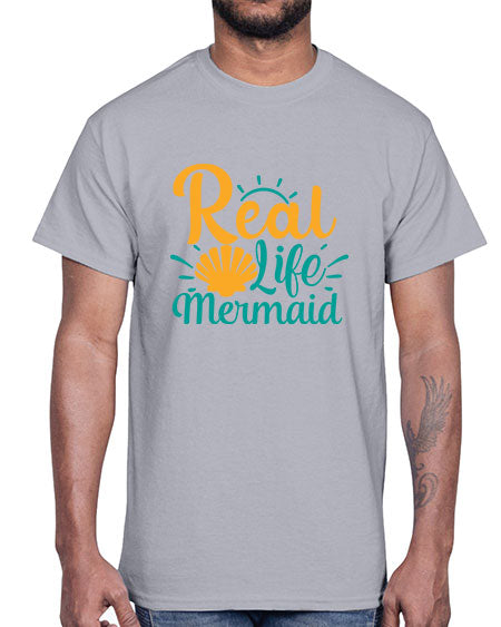real life mermaid Style 79#- summer- Cotton Tee